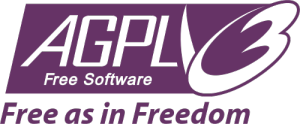 Logo licence AGPL